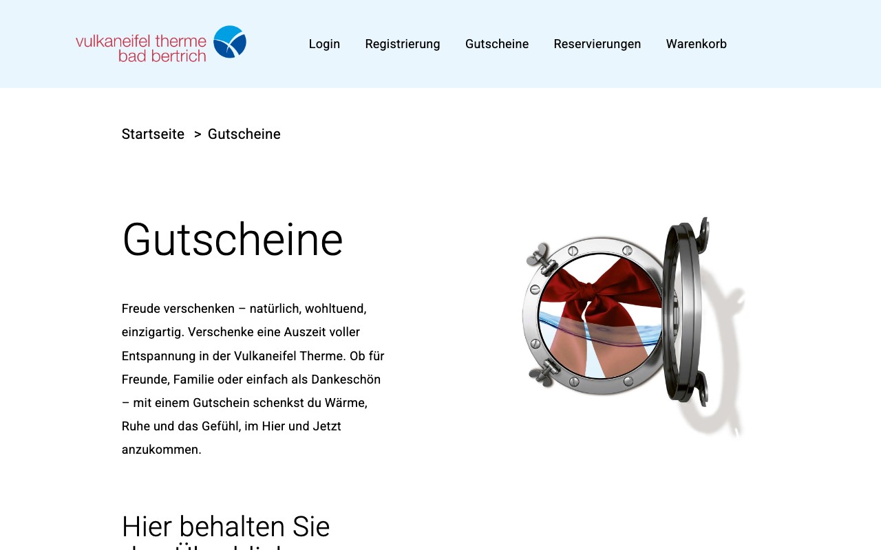 Screenshot shop.vulkaneifel-therme.de